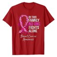 thumbnail image 2 of TIMIFIS Breast Cancer Awareness Shirts for Women Work Tops Short Sleeve Out Blouse Breast Awareness Letter Print Shirt T-Shirt Tops In OctoberFall/Winter, 2 of 6