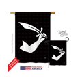thumbnail image 1 of Breeze Decor 07037 Drapeau de Maison Pirate Thomas Tew Impression Verticale Double Face - 28 x 40 Po., 1 of 1