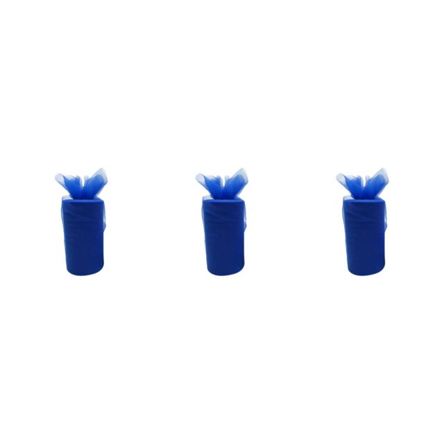 Youkk Polyester Easy To Ad Clean Wedding Tape Wedding Party Decorations Durable And Reliable Roll Tulle royal blue 3Set