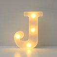 thumbnail image 1 of Light Up Letters,LED Marquee Letter Lights Sign,Light Up Alphabet Letter for Home Party Wedding Decoration,26 Alphabet Big Lights Letter for Party Birthday Christmas Decor Warm White Letter Light, 1 of 9
