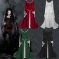 thumbnail image 1 of Gspmoly Robes d'Été pour Femmes 2025, Robe à Manches Longues à Col en V pour Femmes Longueur au Sol Robe de Cosplay Robes de Fête pour Femmes Économies d'Été Liquidation, 1 of 1