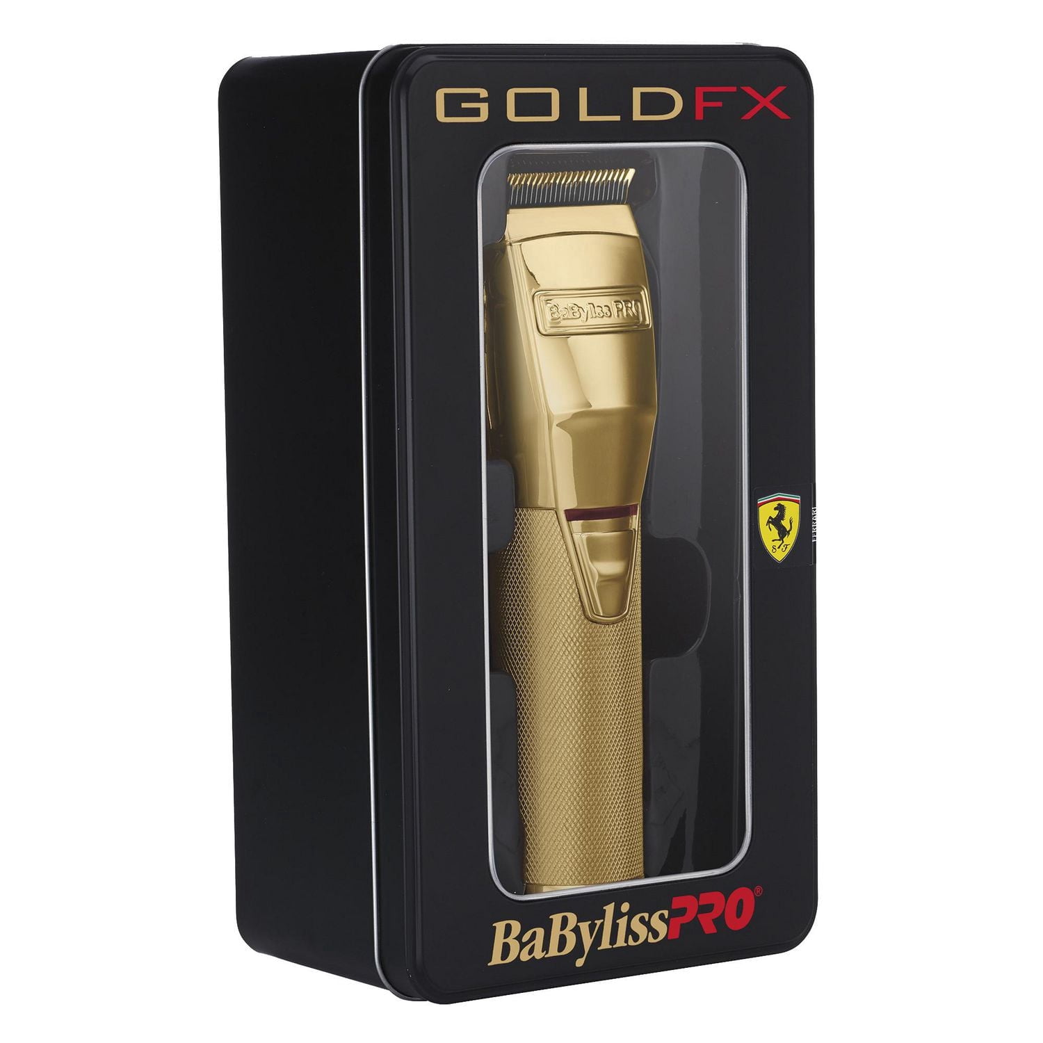 Tondeuse BabylissPRO GOLDFX sans fil/avec fil, lame fade titane DLC et moteur brushless haute‑torque, or, 1 pièce