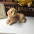 thumbnail image 2 of Fridja Simulation Modèle Animal Simulation Modèle Golden Re triever Jouets en Peluche, 2 of 3