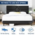 thumbnail image 5 of Queen Bed Frame, GELBIY Queen Size Platform Bed With Fabric Upholstered Headboard, Black, Easy Assembly, 5 of 5