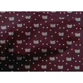 thumbnail image 4 of oneOone Cotton Poplin Fabric Dot & Cat Face Animal Fabric Prints by Yard 42 Inch Wide, 4 of 4