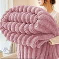 thumbnail image 3 of Soft Blankets and Throws Double Layer Raschel Winter Blanket Soft Warm Bed Sofa Thick Blankets for Winter, 3 of 6