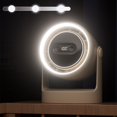 thumbnail image 4 of Boovnll Desk Fan, Adjustable High Speed USB Rechargeable Digital Display Table Fan Quiet Small Fan for Home, Bedroom, Office, Travel, Kitchen, Camping, RVs, Summer Gift, Mini Fan - Fan, 4 of 9