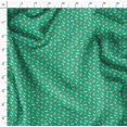 thumbnail image 4 of Soimoi Green Rayon Fabric Artistic Feather Decor Fabric Printed Yard 56 Inch Wide, 4 of 5