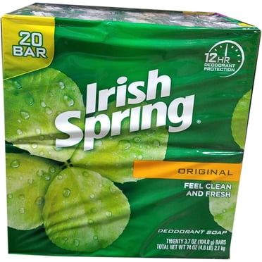 Irish Spring Original Bar Soap, 20 Count, 74 Ounce