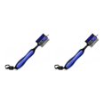 thumbnail image 1 of QualitChoice Double-Sided for Golf Club Cleaning Brush Reusable Stain Maintenance Tool with Groove Outside Training Accessories Blue 2Set, 1 of 6