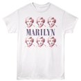 thumbnail image 1 of Marilyn Monroe T-Shirt pour Adulte Blanc « Repeat », 1 of 2