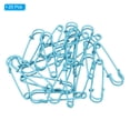 thumbnail image 3 of Uxcell Safety Pins 1.97 inch Large Metal Sewing Pins Blue 20Pcs, 3 of 5