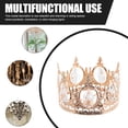 thumbnail image 3 of Ceiling Light Accessory Pendant Light Crystal Decoration Table Lamp Crown Ornament, 3 of 8