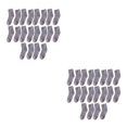 thumbnail image 2 of Ruiboury 10piece Elastic Fit For All Feet Shape Extra Thick Socks For Breathability Sweat-absorbing Breathable Exquisite Craft Light Grey 2Set, 2 of 6
