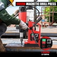 thumbnail image 3 of AKDSteel Powerful Magnetic Drill Press, Portable Electric Drilling Machine For Metal Surfaces, Suitable For Industrial And Home Use, 3 of 7