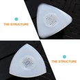 thumbnail image 3 of KAKOWELY Simple Liuqin Pick 4 Pcs Liuqin Pick Plectrum pour Instrument de Musique Ruan Nylon Ruan Plectrum 1.26"X1.26"X0.5", 3 of 4