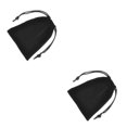 thumbnail image 4 of QualitChoice Jewellery Pouch Drawstring Bags Bracelet Packaging Goodies Mobile Phone Storage Holder Party Gifts Drawable Pouches Black 2Set, 4 of 6