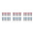 thumbnail image 1 of Langgg Lot de 12 pour T-Shirts de Golf Ballon en Plastique Support Stable Réutilisable Extérieur Intérieur Golf Sports Entraînement Pratique pour Golfeurs 6 Pcs Rouge+6 Pcs Bleu 58mm 3Ensemble, 1 of 6