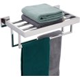 thumbnail image 1 of Matte Towel Rack ‘‘ Bathroom Towel Shelf with Double Towel Bars SUS Stainless Steel Wall Mounted BBK, 1 of 7