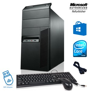 Lenovo ThinkCentre M92p Tower Desktop Ordinateur Core i5 3470 16GB RAM 1TB HDD Win10 Pro HDMI Adaptateur WiFi A Niveau PC