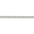 thumbnail image 2 of 925 Sterling Silver 3.75mm Flat Anchor Chain Bracelet, 2 of 5