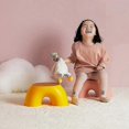 thumbnail image 2 of Kovo (Rouge) Banc Circulaire Antidérapant pour Enfants Arc-en-Ciel Utilitaire Fort, 2 of 5