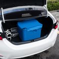 thumbnail image 3 of Costway Folding Shopping Cart Utility w/ Water-Resistant Removable Canvas Bag Blue, 3 of 10