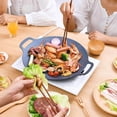 thumbnail image 3 of Poêle-gril Ronde Coréenne pour BBQ - Fonte Antiadhésive, Multi-Usage pour Cuisson Intérieure/extérieure, Camping/cuisine, 3 of 3