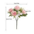 thumbnail image 2 of LSLJS Artificial Flowers Rose Peony for Simulation Table Decoration Reusable Bouquet for Home Party Office Wedding Reunite Reception Table Decor Artificial Flowers, 2 of 5