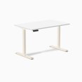 thumbnail image 1 of Desky Bureau de Jeu Assis-Debout Simple - Blanc / 47.2 x 29.5 Pouces / Blé, 1 of 10