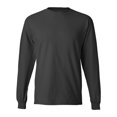 thumbnail image 1 of Hanes 100% Coton L/S 6.1 oz Beefy-T avec Revers Nervuré Smoke Gray - Small, 1 of 1