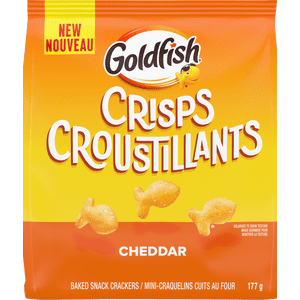 Goldfish® CRISPS Cheddar Crackers au fromage cuits, 177g sac