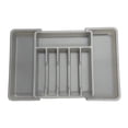 thumbnail image 2 of Back to School!Large Expandable Silverware Drawer Organizer,Silverware Organizer,Kitchen Drawer Organizer Expandable,Utensil Holder Cutlery Tray for Kitchen Utensil and Flatware Bedroom Office, 2 of 8