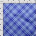 thumbnail image 3 of oneOone Silk Tabby Blue2 Fabric Check Craft Projects Decor Fabric Printed By The Yard 42 Inch Wide, 3 of 5