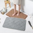 thumbnail image 2 of Memory Foam Bath Mat Super Water Absorption Machine Washable Bathroom Rug,Soft,Absorbent Quick Dry Bathmat Floor Rugs, 2 of 6