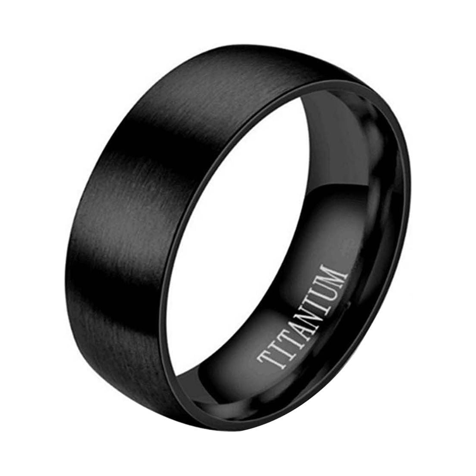 TITANIUM Titanium Steel Frosted Ring Stainless Steel Ring Male