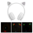 thumbnail image 3 of Led Noise Reduction Stereo Over Ear Headphones Cat Ear Shape 3.5 Mm Plug, Effective Distance 20 Meters, With Microphone For Children And Adults, 3 of 8