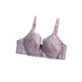 thumbnail image 3 of INSPIRE CHIC Women Full Cup Bras Breathable Comfort Floral Lace Full Coverage Non Padded Underwired Bra 44/100 Fit 42B/C Plum, 3 of 6