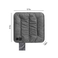 thumbnail image 3 of LSLJS Electric Heating Pad, USBPortable Heated Seat Cushion, Washable for Indoor Seat Cushion Classroom Dormitory Household Electric Heating Chair Cushion, Electric Heating Pad, 3 of 8