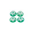 thumbnail image 1 of Écrou de Roue Hexagonale Résistant à l'Usure 4 Pcs pour Capuchons Centraux 1:8, Enjoliveur, Clé, Jante Filetée, Bonne Étanchéité, Voiture RC Tout-Terrain 1:8, Vert, 1 of 5