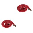 thumbnail image 1 of Decodeary Leather Drawstring Replacement Strap for Bucket Handbag Bag Red 2Set, 1 of 6