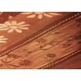 thumbnail image 1 of Ahgly Company Tapis d'Intérieur Rectangulaire Transitionnel Lavable à la Machine, Rouge Tomate, 2 Pieds x 3 Pieds, 1 of 7