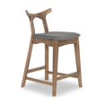 thumbnail image 1 of Ashcroft Murphy Fabric Upholstered Bar Stool in Gray, 1 of 4
