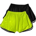 thumbnail image 3 of FNFYFH Clearance Ladies Gym Loose Fit Solid Summer Athletic Shorts Comfortable Exercise Shorts，Light Blue, 3 of 3