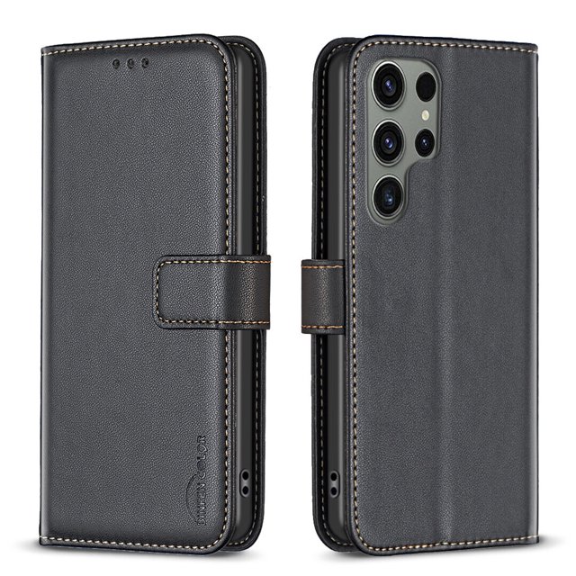Compatible with Samsung Galaxy S24 Ultra Wallet Case with Card Slots Magnetic Closure Flip Folio Cover