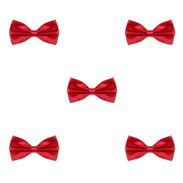 ZLight Wedding Bow Tie Durable And Tear-resistant Fine Stitching Tuxedo Bow Tie 5Set