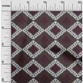 thumbnail image 1 of oneOone Polyester Lycra Fabric Argyle Ikat Printed Fabric 1 Yard 56 Inch Wide, 1 of 4