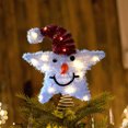 thumbnail image 4 of SDNall Christmas Tree Decorations, Christmas Tree Lights, Christmas Tree Stand, Artificial Christmas Tree, Christmas Tree Star, Christmas Cute Snowman Treetop Star Christmas Tree Home Decoration, 4 of 6