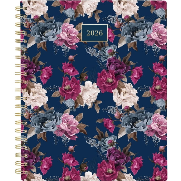 2026 Cambridge® Dark Floral Large Weekly Planner