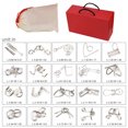 thumbnail image 2 of 20pcs Metal Wire Puzzles Set IQ Puzzle Mind Brain Teasers Training Educational Toys Wire Puzzle, 2 of 6